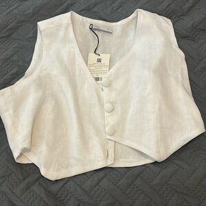 Brand new linen top